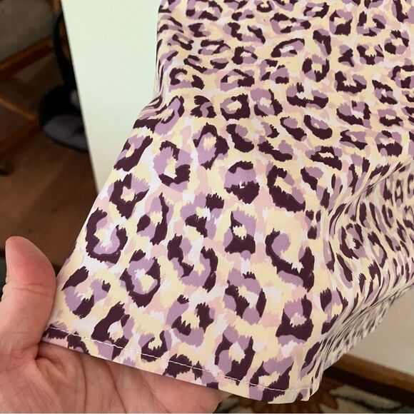 Torrid NWT Womens Plus Size Silky Leopard Print Flowy High Waisted Skirt Size 6X - Picture 6 of 10